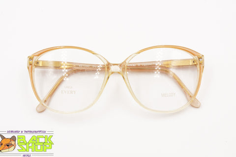 POLAROID Optical frame eyeglass women 70s, Rounded acetate cat eye strass adorned, New Old Stock 1970s