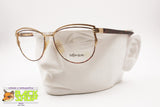Yves Saint Laurent YSL Vintage 1980s glasses frame eyeglasses women, fashion accentuated eyebrows, New Old Stock