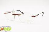 ALPINA Vintage glasses frame eyeglasses mod. M1FR, Rimless frame eyeglasses, New Old Stock