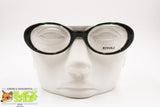 Women eyeglasses frame black green, RIVOLI collab by C. DUNHILL by FAVA, New Old Stock 90s