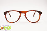 Vintage 1970s glasses frame 52[]19 artisanal construction, brown sheet acetate, Vintage