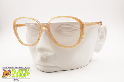SILHOUETTE mod. 1062 col. 2580 Vintage glasses frame eyeglasses, women ladies, soft cream acetate, New Old Stock 1980s