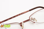 ROCCO BAROCCO Rb Jeans, Half rimmed glasses frame electric red, Made in Italy CE , New Old Stock
